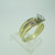 14k Yellow Gold Approx .25ct Marquise Cut Diamond Ring with Wedding Band Size 6 3/4