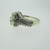 14k White Gold Marquise Cut Diamond Ring with Diamond Accents Size 7