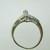 14k White Gold Marquise Cut Diamond Ring with Diamond Accents Size 7