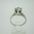 Sterling Silver Ring with Clear CZ Stone 6 prongs Size 6 1//4