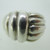 Sterling Silver Dome Ring Lined Textured Size 6