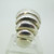 Sterling Silver Dome Ring Lined Textured Size 6