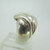 Sterling Silver Ring with Wavy Texture Size 7