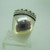 Sterling Silver Dome Ring with Twisted and Beaded Texture Size 9