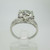 Vintage Platinum Approx 1.50ct European Cut Diamond Ring Size 4 1/2