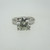 Vintage Platinum Approx 1.50ct European Cut Diamond Ring Size 4 1/2