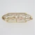 Vintage 14k Yellow Gold Art Deco Style Enameled Oblong Pin w Seed Pearl Accent