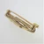 Vintage 14k Yellow Gold Art Deco Style Enameled Oblong Pin w Seed Pearl Accent