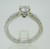 14k White Gold GIA Certified .52ct Round Brilliant Cut Diamond Ring Set Size 6 1/2