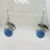 Sterling Silver Signed VHC Lapis Earrings 