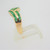 18k Yellow Gold Emerald Teardrop & Baguettes with Diamond Accents Ring Size 6.5