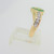 18k Yellow Gold Emerald Teardrop & Baguettes with Diamond Accents Ring Size 6.5