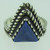 Sterling Silver Carolyn Pollack Blue Lapis Trillion Cut Ring Size 6