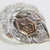 14k W Gold Art Moderne Approx 1.0ctTW Fancy Brown & White Diamonds Ring Size 6.5