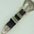 Sterling Silver Western Tool Engraved Leather Belt Buckle Strap