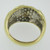 18k Yellow Gold Approx 1.0 ct TW Diamond Pave Fashion Ring Size 8