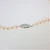 14k White Gold Alwand Vahan Pearl Strand Choker Necklace w Anchored Drop Pendant