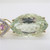 10k Y Gold Marquise Cut Green Quartz Pink Sapphire Diamond Accents Slide Pendant