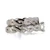 18k White Gold Divine GIA Certified .96ct Round Brilliant Cut Diamond Wedding Set with Twisting Bands Size 6.5