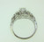 14k White Gold John Bagley GIA Certified 1.03ct Round Brilliant Cut Ring with Filigree and Diamond Accents Size 7