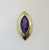  14k Yellow Gold and White Gold Amethyst Pendant