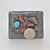 Unmarked Sterling Silver Feather Stamp Work Coral Turquoise Belt Buckle Signed Steven B

The quarter is shown for scale and is not included in purchase