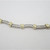 14k 2-Tone Gold Approx 2.5ctTW Diamond Tennis Bracelet Wavy Design Contemporary