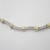 14k 2-Tone Gold Approx 2.5ctTW Diamond Tennis Bracelet Wavy Design Contemporary