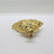 Eisenberg Ice Gold Tone Small Multi Colored Rhinestone Christmas Tree Pin Brooch