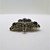 Eisenberg Ice Gold Tone Multi Colored Various Sized Rhinestone Christmas Tree Pin Brooch