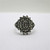 Sterling Silver Marcasite Flower Ring Size 8