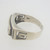 Sterling Silver Unisex Greek Key Design Ring  Sz 8.0