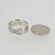 Sterling Silver Heart Band  Ring  Sz 9