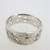 Sterling Silver Heart Band  Ring  Sz 9