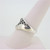 Sterling Silver Modern Ring  Sz 8
