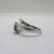 Versil Sterling Silver Triangle Garnet Diamond Accents Ring Size 7