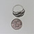 Sterling Silver Black Diamond Scale Pattern Ring Size 7

The nickel is shown for scale and is not included in purchase