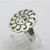 Sterling Silver Bell Trading Turquoise Inlay Sun Ring Size 6.25