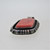 Sterling Silver File Work Coral Pendant Signed AB