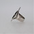 Sterling Silver Initial Monogram G or J Ring Size 5.5