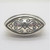 Sterling Silver Brighton Art Nouveau Style Stamped Pattern Fashion Ring Sz 7 3/4
