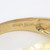 14k Yellow Gold EA Signed Oval Jade Fashion Ring Size 10