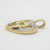 10k Yellow Gold Samuel Aaron Diamond Accents Mother and Child Heart Pendant