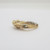 10k Yellow Gold Samuel Aaron Mother & Child Heart Pendant with 3 Diamond Accents