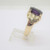 Vintage 14k Yellow Gold Synthetic Alexandrite Men's Fashion Ring Sz 11 Unsigned