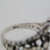 Sterling Silver Ring Grunge Design Size 6