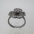  Sterling Silver Ring with Four Pedal Flower Size 6
