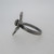  Sterling Silver Ring with Four Pedal Flower Size 6