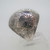 Sterling Silver Dome Ring with Floral Etched Design Size 6