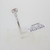14k White Gold Bezel Set Ruby & Diamond Ring with Original Tag Size 6 1/4